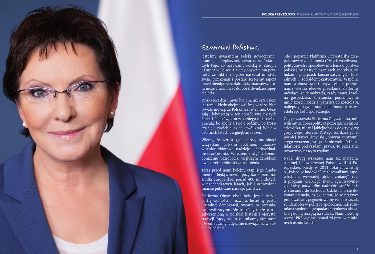 Wybory parlamentarne 2015: PO – obietnice dotyczące gospodarki