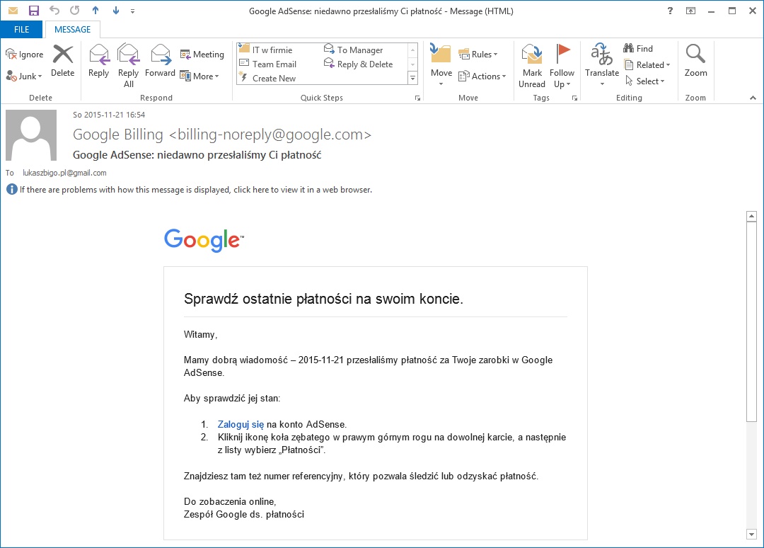 Kiedy przychodzą płatności Google AdSense? Po 21. dniu miesiąca